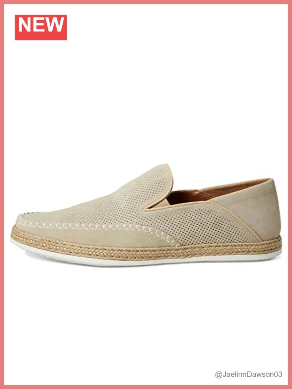 Suede Espadrille Flats Slip-On Casual Comfort Cushioned Lightweight